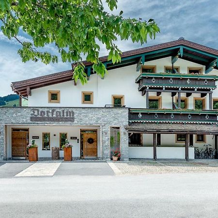 Pension Restaurant Dorfalm Leogang Eksteriør billede