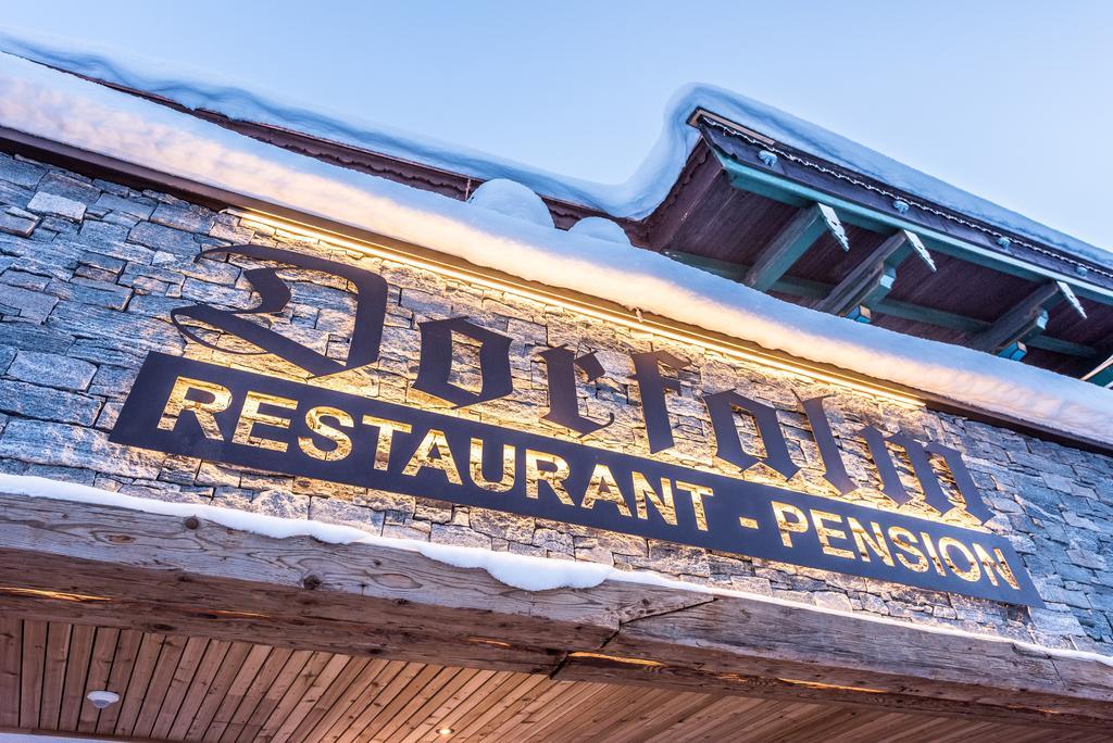 Pension Restaurant Dorfalm Leogang Eksteriør billede