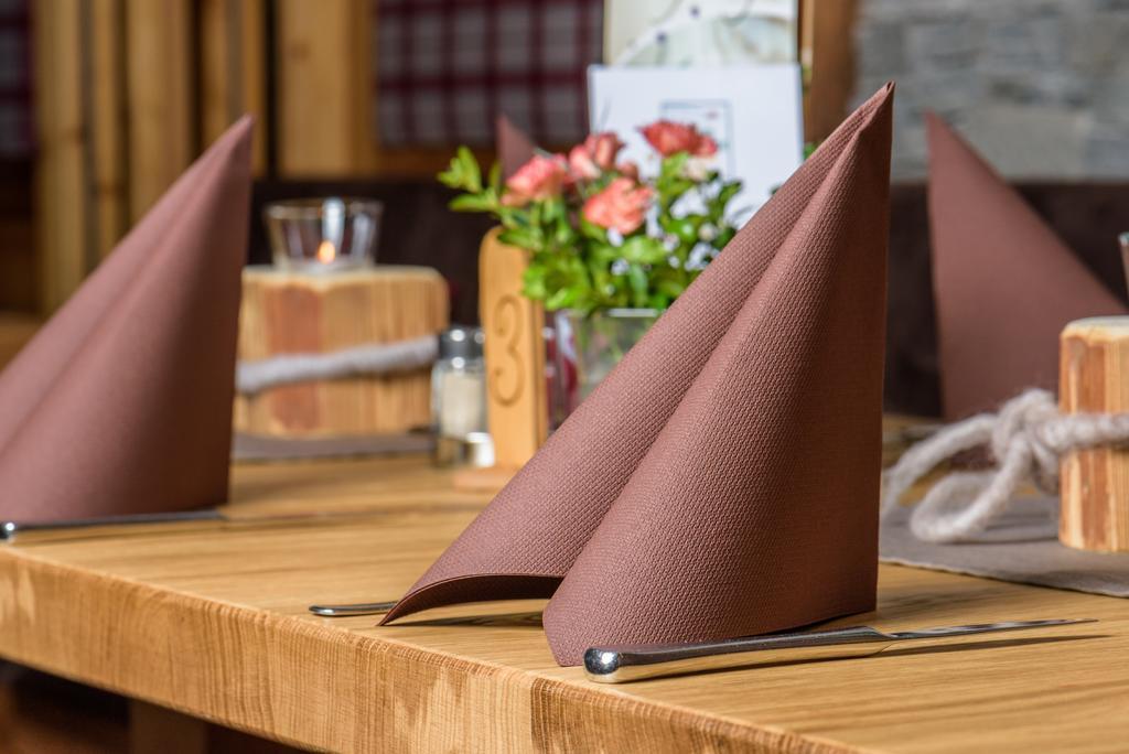 Pension Restaurant Dorfalm Leogang Eksteriør billede